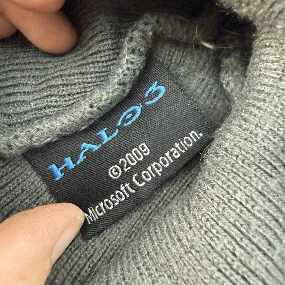 Halo 3 2009 Beanie Bungie Black/Blue Microsoft Xbox OSFA